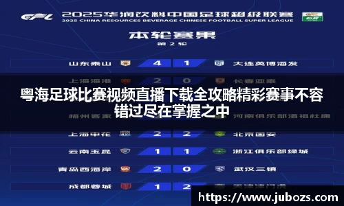 粤海足球比赛视频直播下载全攻略精彩赛事不容错过尽在掌握之中